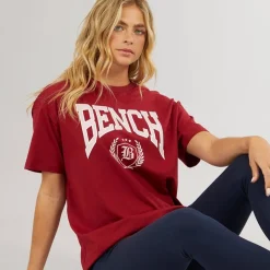 Discount Bench Dame Farri T-Shirt Tranebær Juice Rød