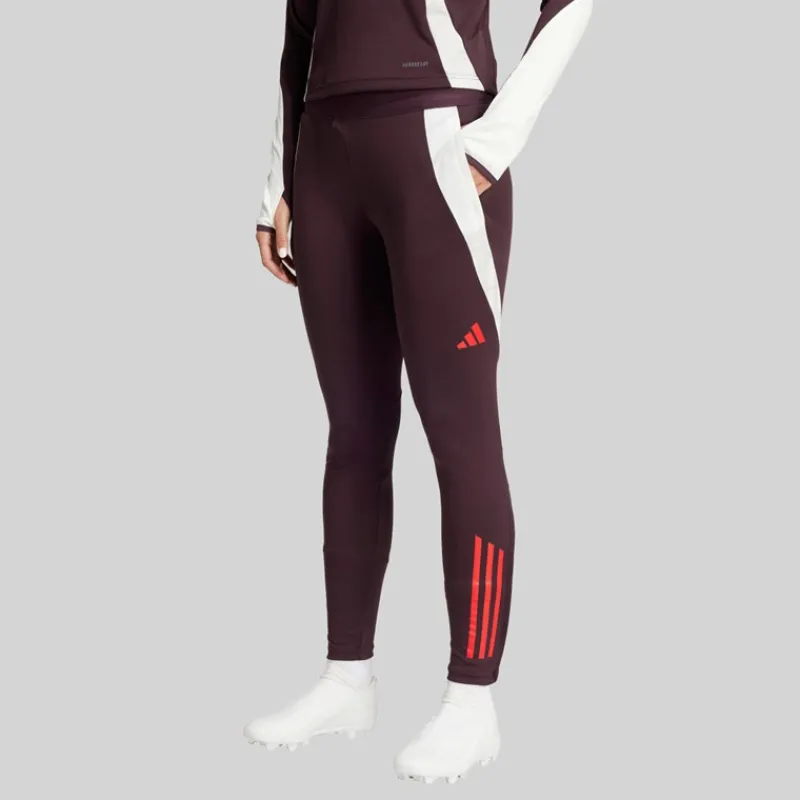 Best adidas Dame FCB FC Bayern München Træningsbukser Shadow Maroon/Rød