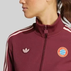 adidas Dame FCB FC Bayern München Icon Træningsjakke Shadow Red