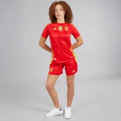 Best adidas Dame FEF Spanien Dame 24/25 Autentisk Hjemme Trøje Better Scarlet