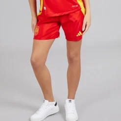 Outlet adidas Dame FEF Spanien Dame 24/25 Autentiske Hjemme Shorts Better Scarlet