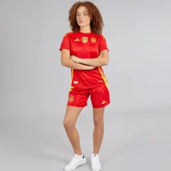 Outlet adidas Dame FEF Spanien Dame 24/​25 Autentiske Hjemme Shorts Better Scarlet