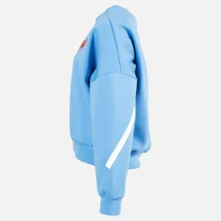 Best adidas Dame FFR Frankrig Rugby Z.N.E. Rejse Sweatshirt Focus Blue