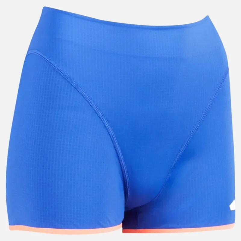 adidas Dame FFR Team Frankrig Løbe Shorts Semi Lucid Blue
