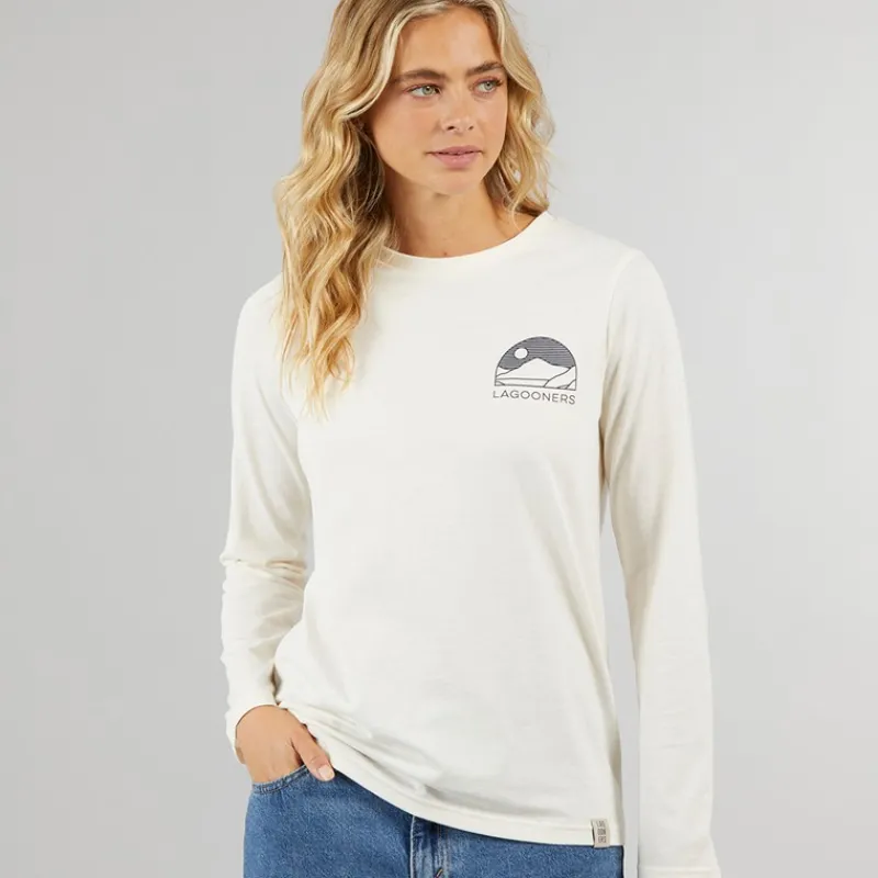 Best Lagooners Dame Fife Langærmet T-shirt Ecru