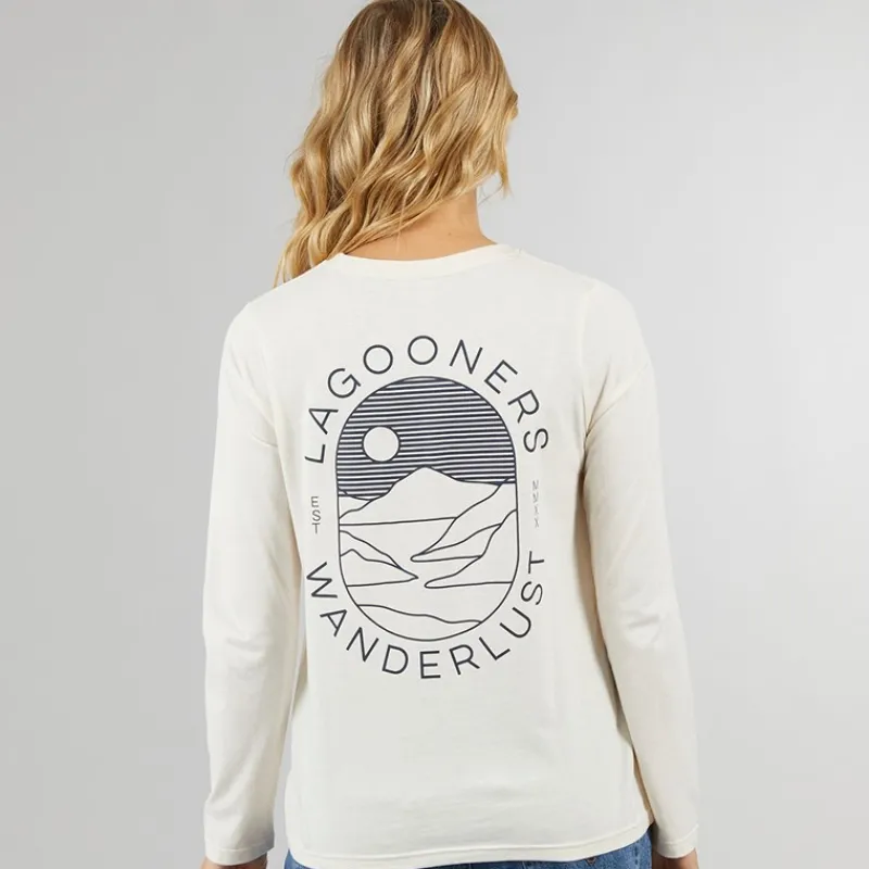 Best Lagooners Dame Fife Langærmet T-shirt Ecru