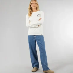 Best Lagooners Dame Fife Langærmet T-shirt Ecru