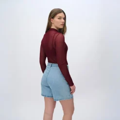 Online Moves Dame Filana Langærmet Bluse 1624 Sassafras Rød