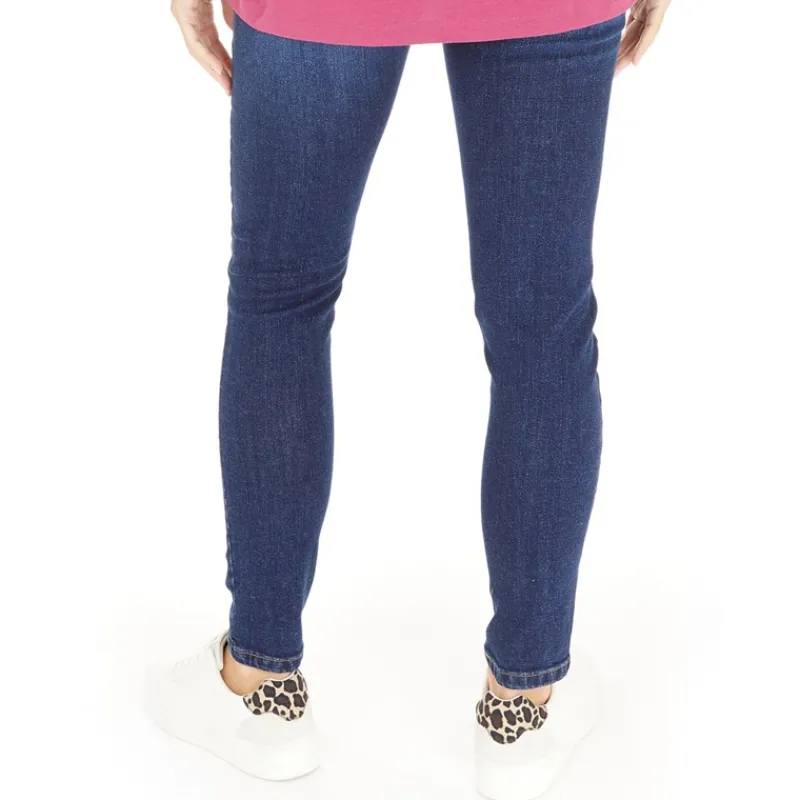 Bench Dame Fillie Skinny Jeans Mørkvasket Denim