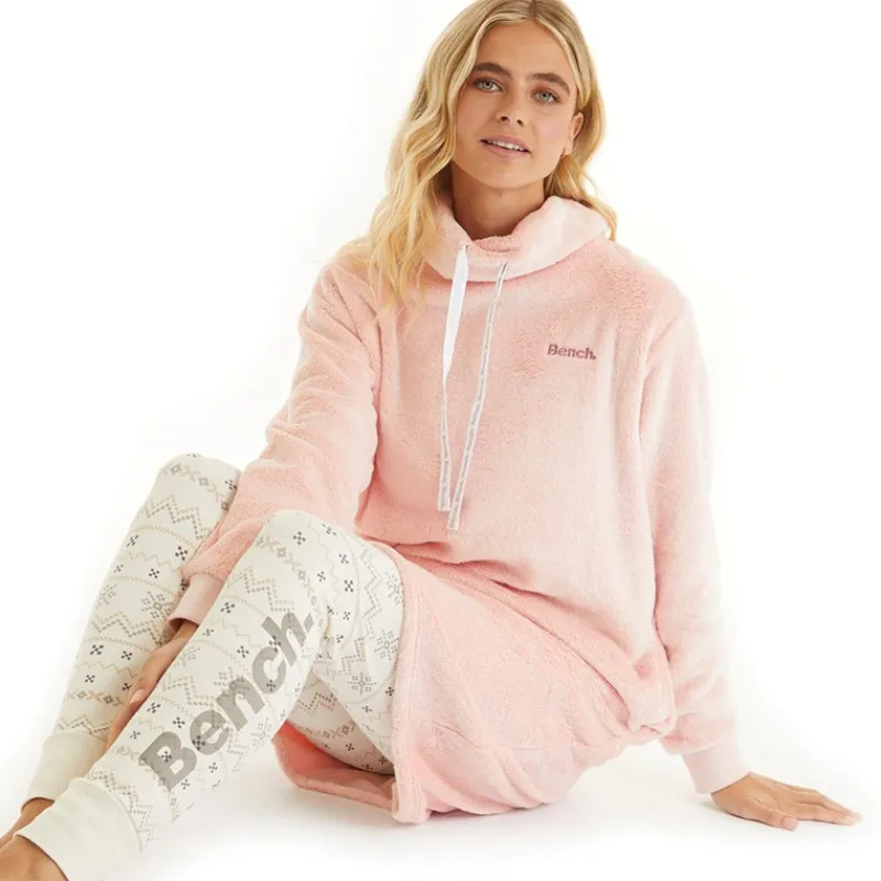 Clearance Bench Dame Fluffy Hjemmetøj Lyserød Lyserød