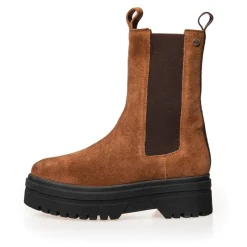 Hot Copenhagen Shoes Dame Gående Ruskind København Støvler 0241 Cognac Brun