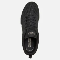 Sale SKECHERS SPORT Dame Go Walk Joy Violet Sneakers Sort/Rosaguld