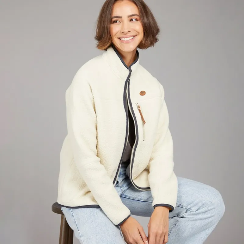 Discount Trespass Dame Hyacint Fuld Lynlås Fleece Spøgelse