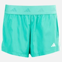Clearance adidas Dame Hyperglam Vævede Træningsshorts Semi Court Green/Hvid