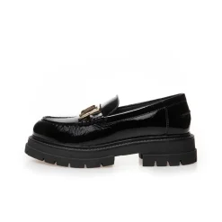 Hot Copenhagen Shoes Dame ikonisk gå patent sløjfe sko 0011 Black Patent