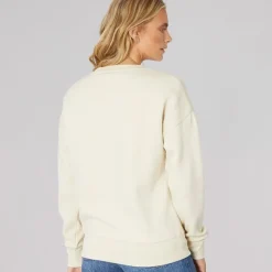 Online Bench Dame Ilma Sweatshirt Kridt Cremefarvet