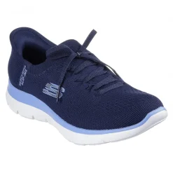 Best SKECHERS SPORT Dame Instappers Summits Nye Hverdagssko Navy Marineblå