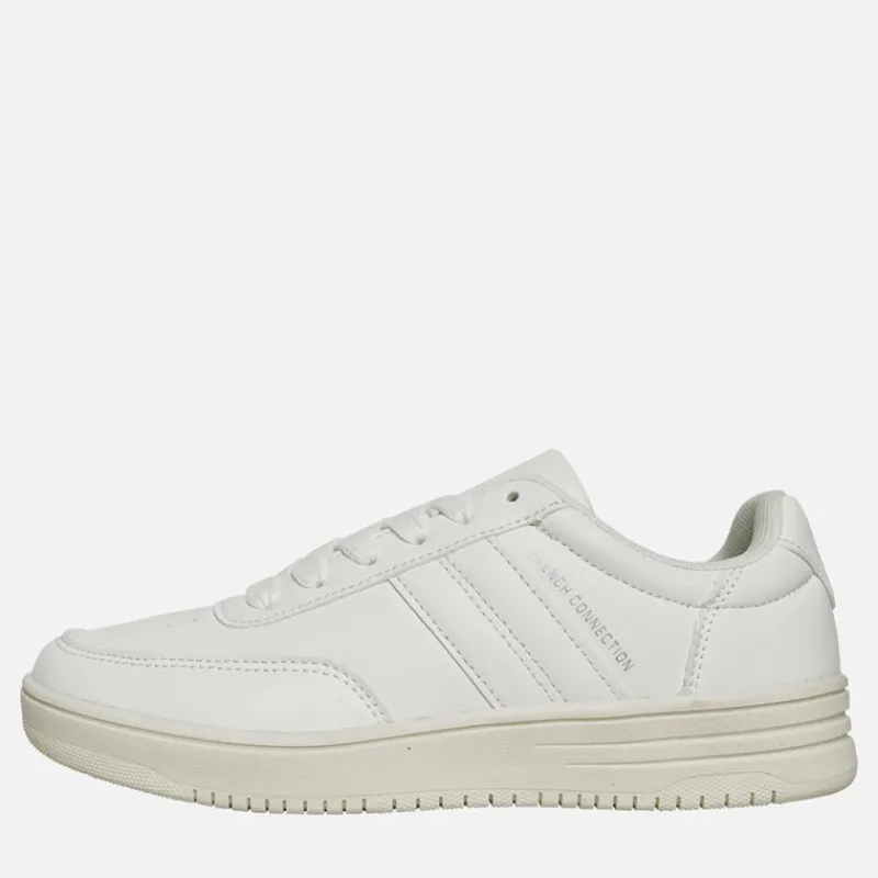 Online French Connection Dame Knight Sneakers Hvid