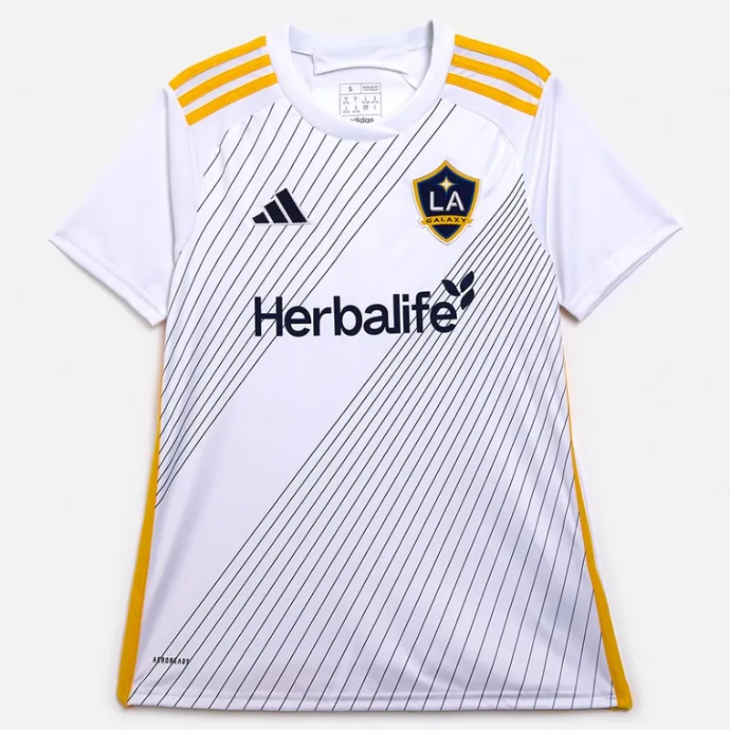 Discount adidas Dame LA Galaxy 24/25 Hjemme trøje Hvid/Dark Blue