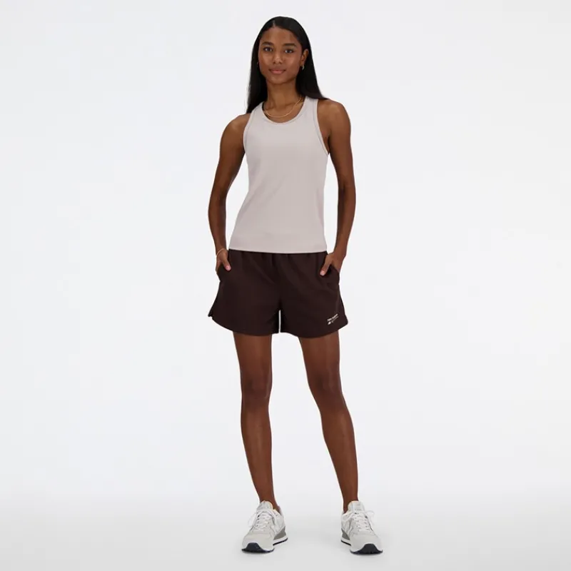 Best New Balance Dame Linear Heritage Ribbet Racer Tank Moonrock