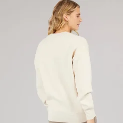Discount Bench Dame Lioh Oversized Sweatshirt Chalk