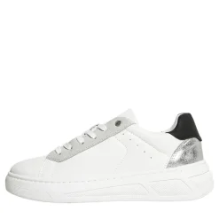 Best GEOX Dame Ljuba Sneakers Hvid/Sølv