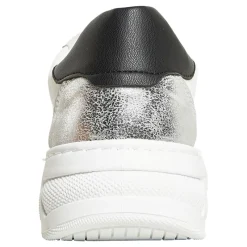 Best GEOX Dame Ljuba Sneakers Hvid/Sølv