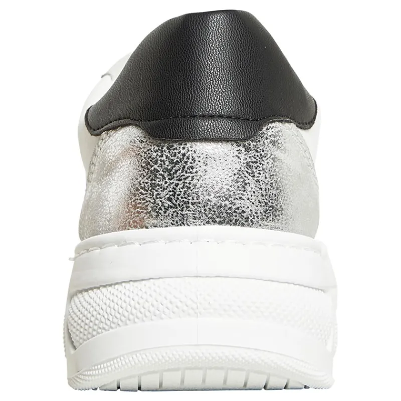 Best GEOX Dame Ljuba Sneakers Hvid/Sølv
