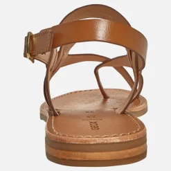 GEOX Dame Maddalusia Flade Sandaler Camel Kamel