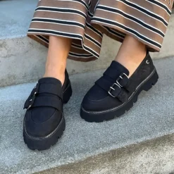 Outlet Copenhagen Shoes Dame Magic Move 2 Loafers 0001 Sort