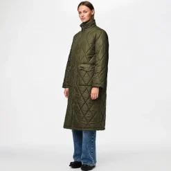 Pieces Dame Mailey Vatteret Grøn Mørkegrøn