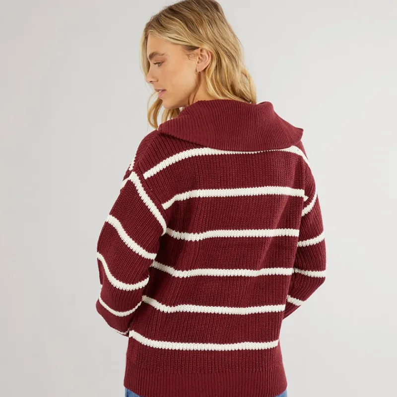 Bench Dame Margita Jumper Burgundy Bordeaux