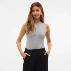 Discount Vero Moda Dame Million Firkantet Hals Top Griffin