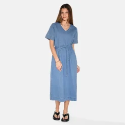 Best Moves Dame Morgen Kjole 1002 Medium Blue