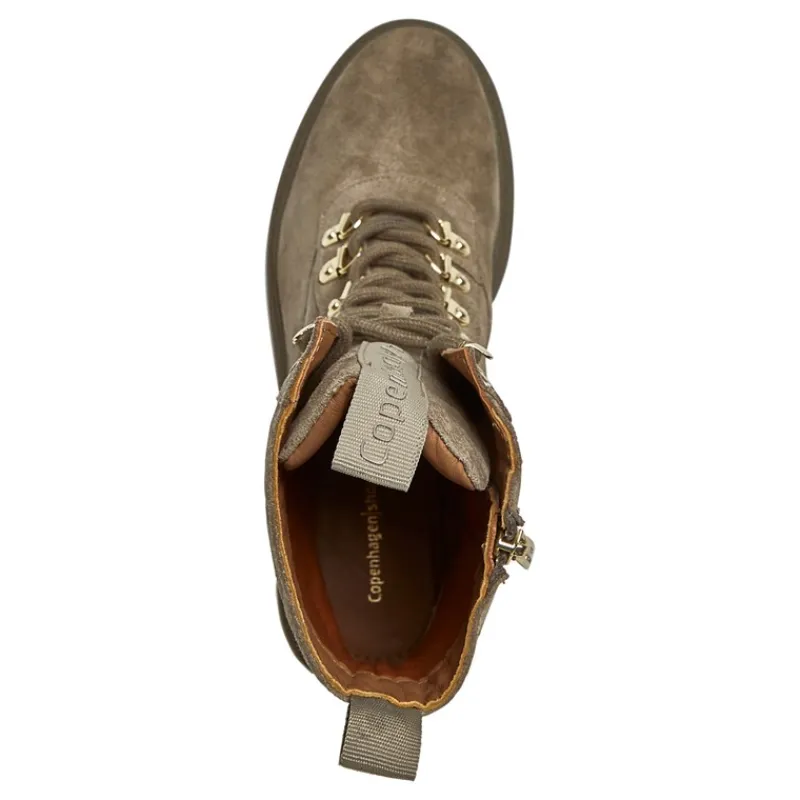 Clearance Copenhagen Shoes Dame My Piger Ruskindsko 1203 Mørk Taupe