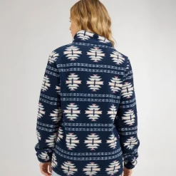 Online Bench Dame Navo Borg Fleece Navy Marineblå