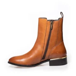 Outlet Copenhagen Shoes Dame Ny Feber 22 Cognac Støvler 0241 Cognac