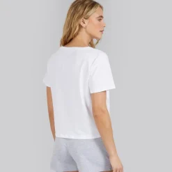 Discount G-STAR Dame pyjamas sæt Bright White/​Light Grey Marl Lysegrå Mergel
