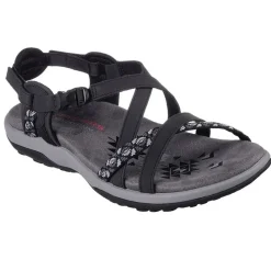 Discount SKECHERS Dame Reggae Vacay Sandaler Sort