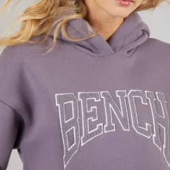 Outlet Bench Dame Riddy Oversized Hættetrøje Dusted Grapes lilla