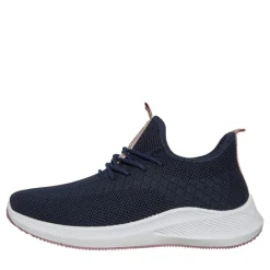 Crosshatch Dame Ridgeway Sneakers Flade Marineblå
