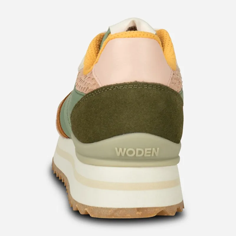 New Woden Dame Ronja Plateau Sneakers 911 Algae Multi