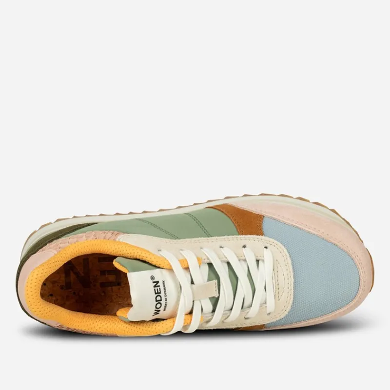 New Woden Dame Ronja Plateau Sneakers 911 Algae Multi