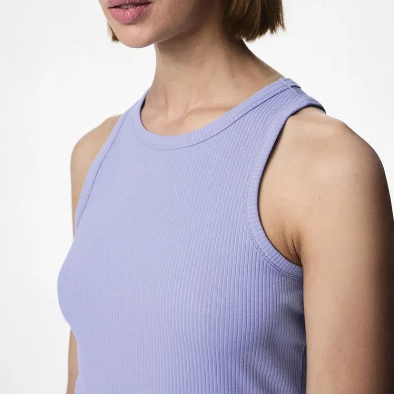 New Pieces Dame Ruka Boxer Tank Top Hortensia Blå