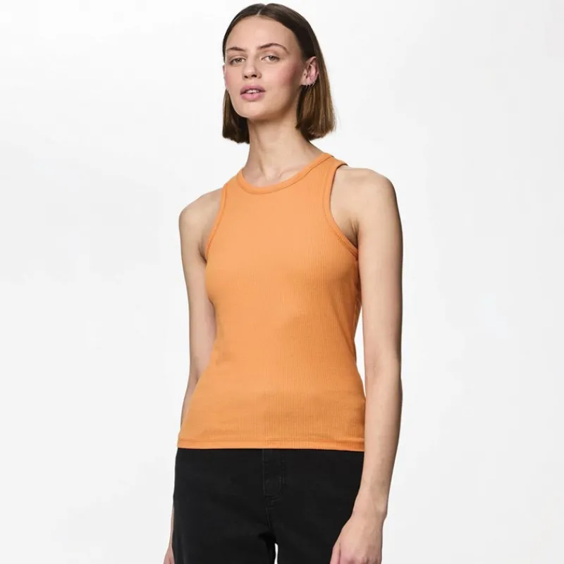 Sale Pieces Dame Ruka Boxer Tank Top Tangerine orange