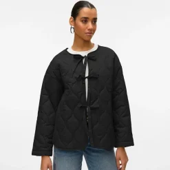 Outlet Vero Moda Dame Sabine Quiltet Jakke Sort