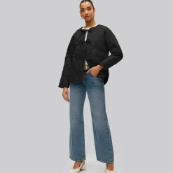 Outlet Vero Moda Dame Sabine Quiltet Jakke Sort