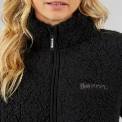 New Bench Dame Sherpa Fleece Jakke Sort