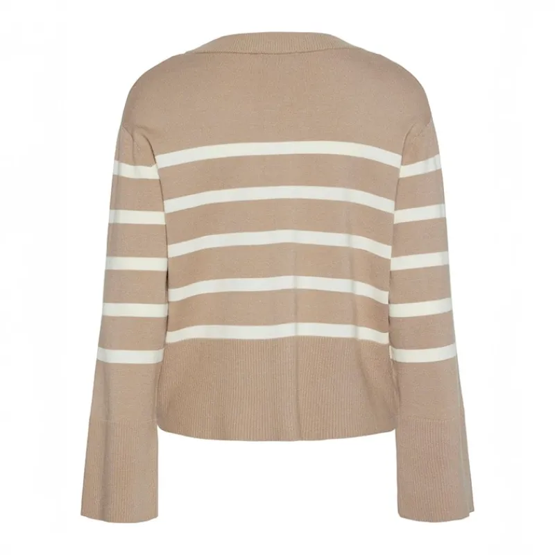 Pieces Dame Sia Cardigan Silver Mink