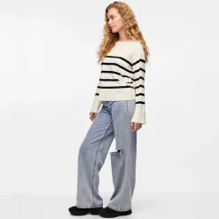 Outlet Pieces Dame Sia Sweater Hvid